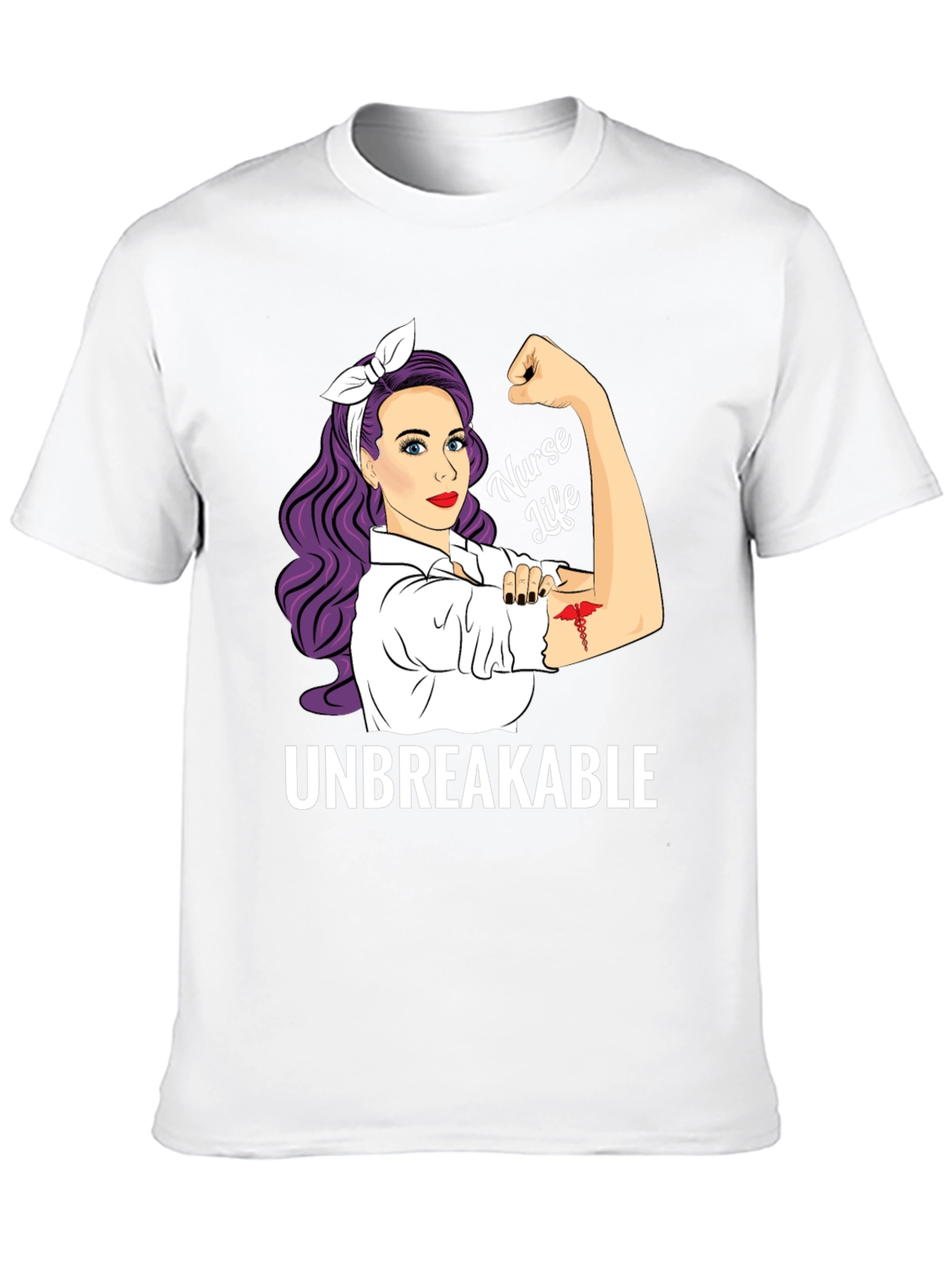 Nurse Life Unbreakable Graphic Tee
