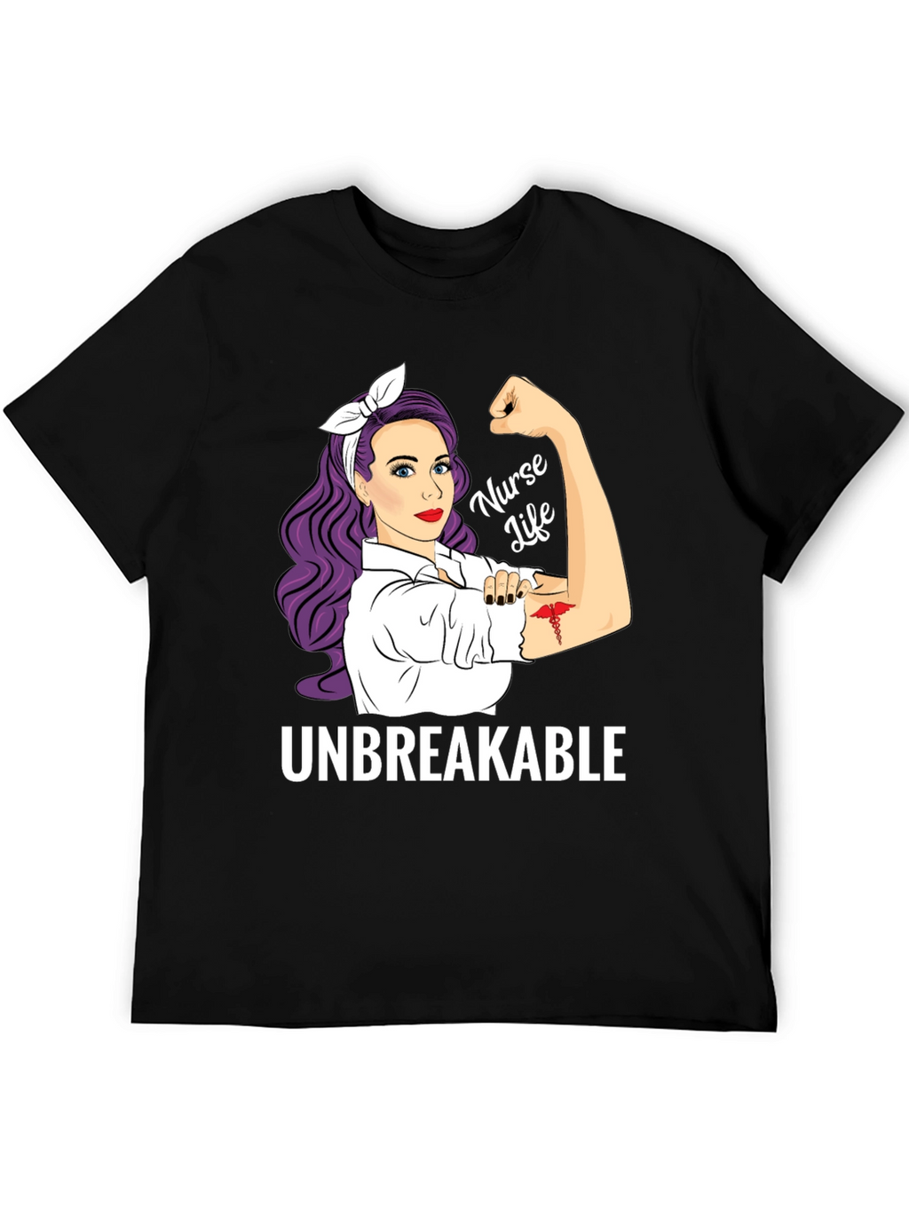 Nurse Life Unbreakable Graphic Tee