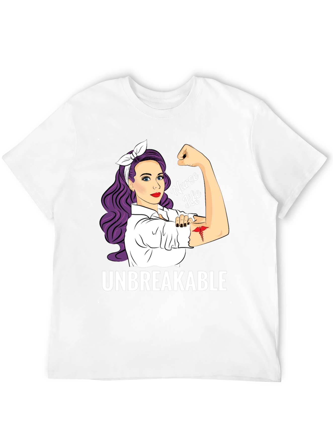 Nurse Life Unbreakable Graphic Tee