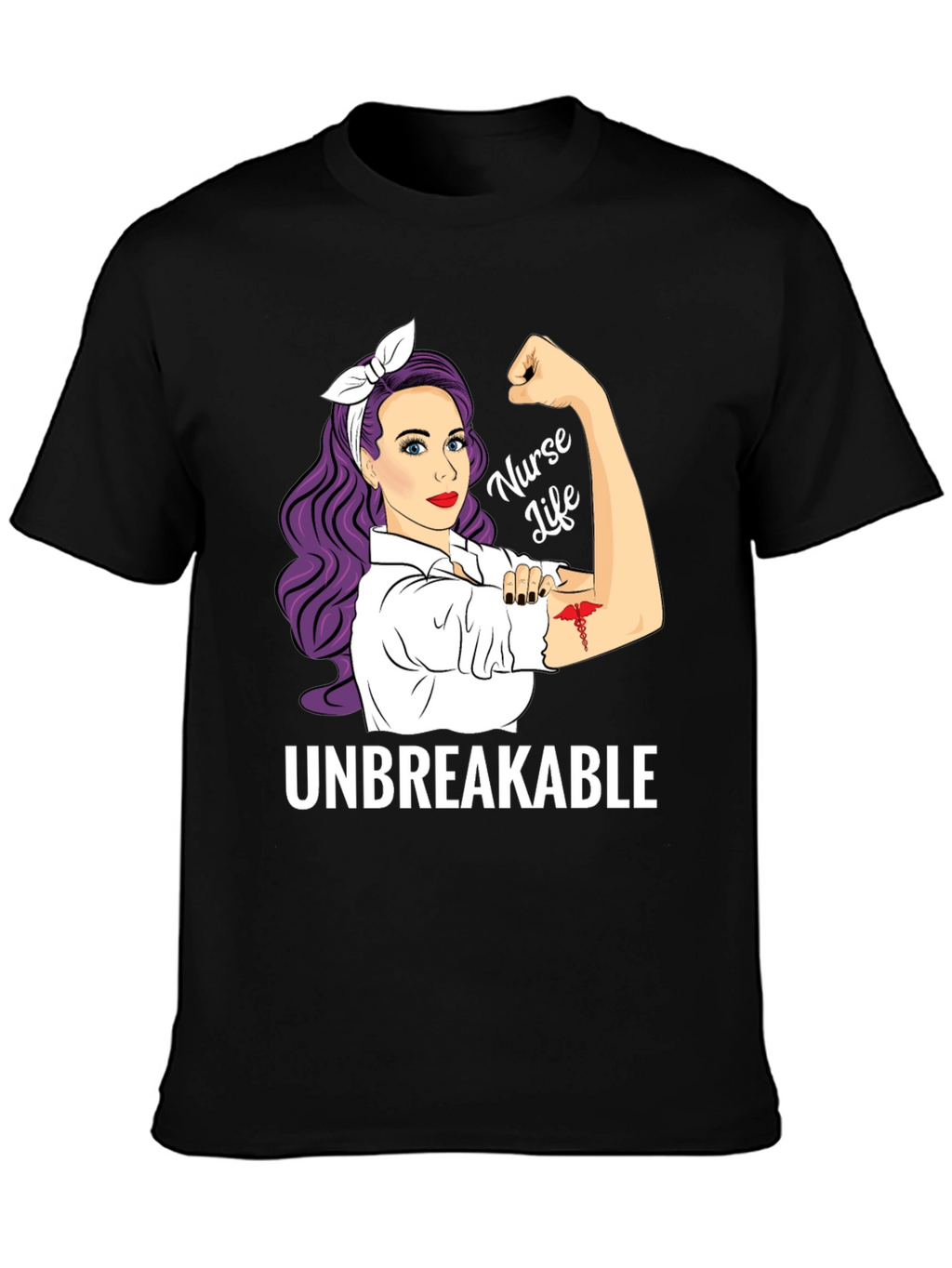 Nurse Life Unbreakable Graphic Tee