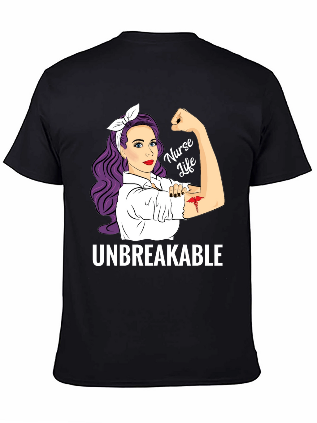 Nurse Life Unbreakable Graphic Tee