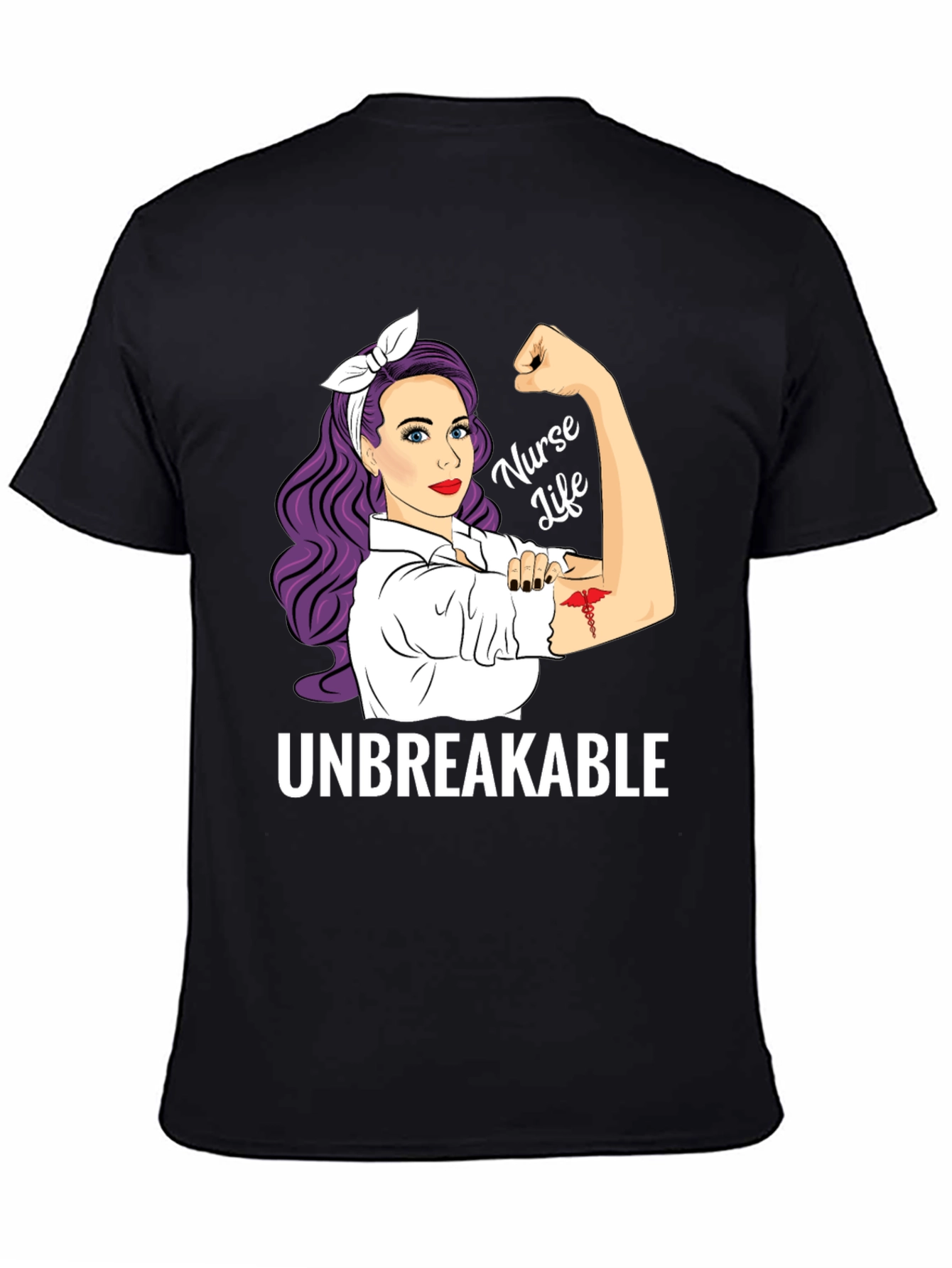 Nurse Life Unbreakable Graphic Tee