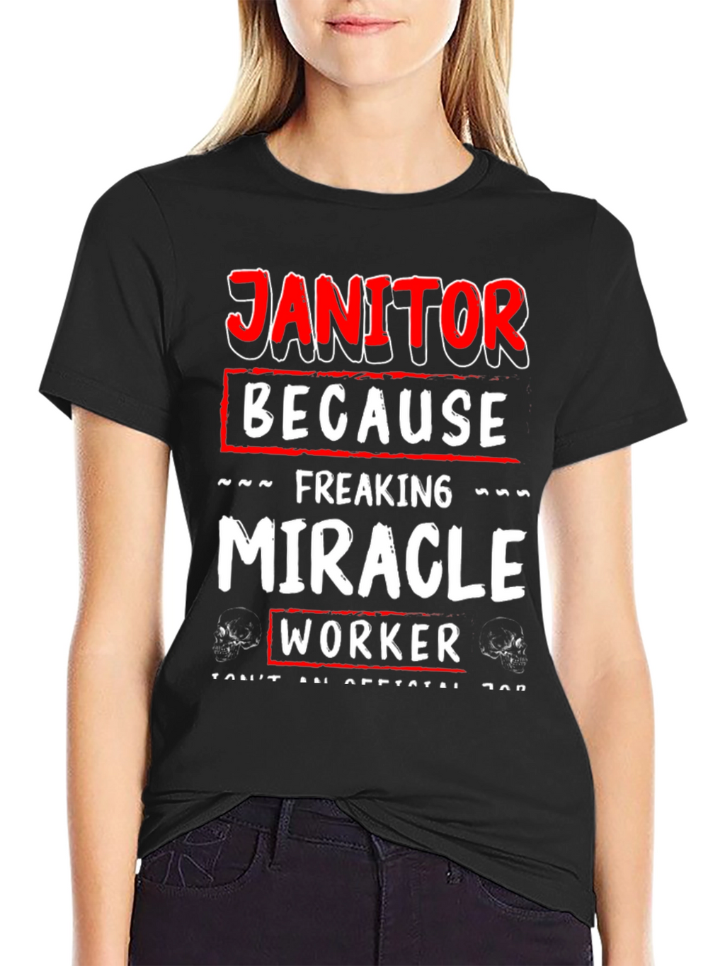 Janitor Miracle Worker Graphic Tee