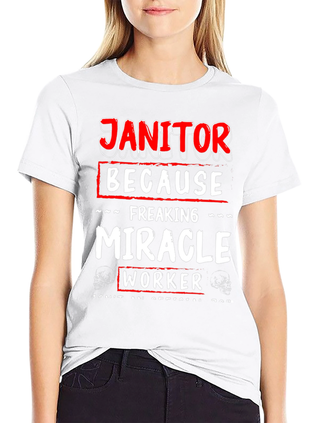 Janitor Miracle Worker Graphic Tee