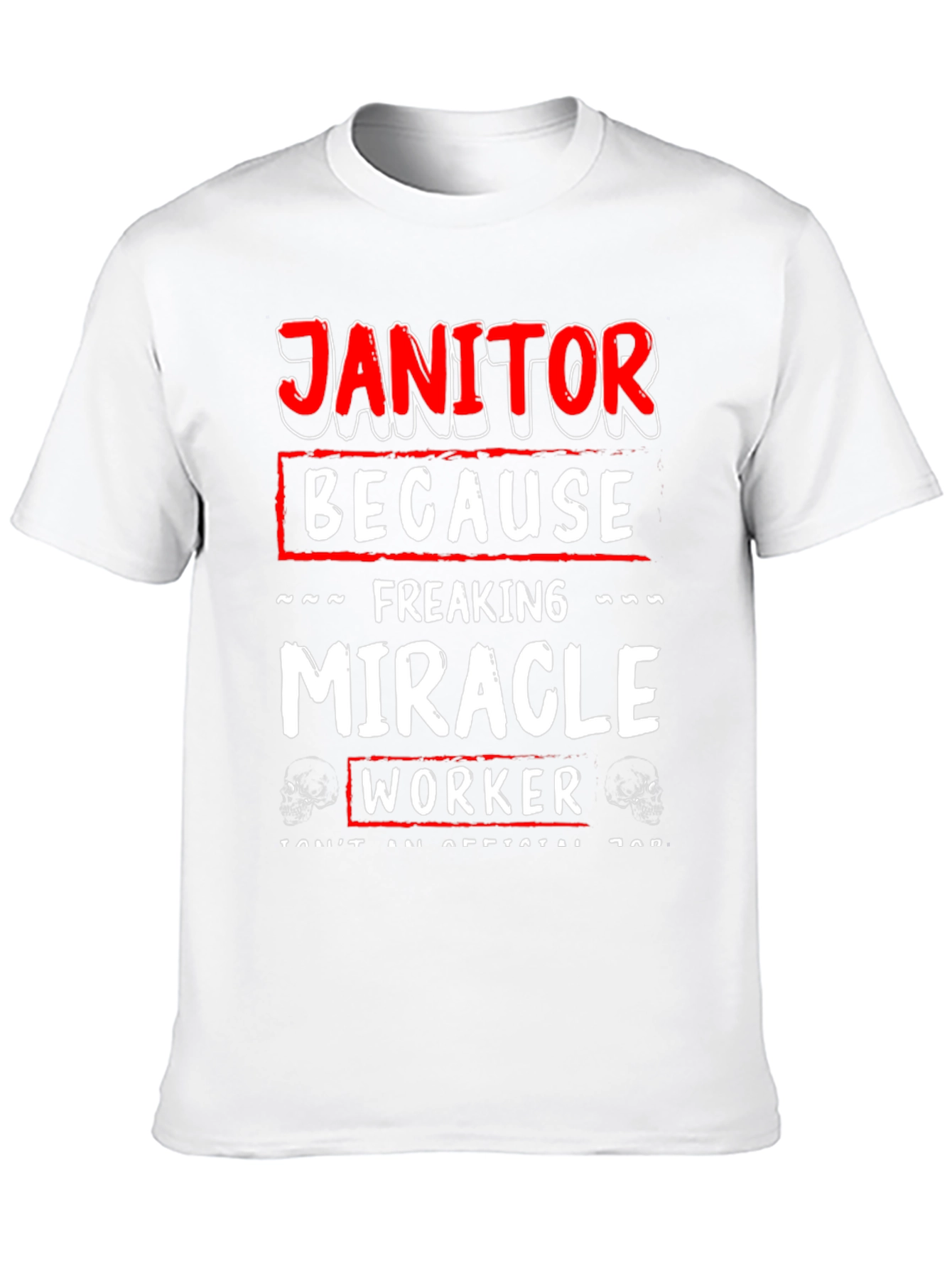 Janitor Miracle Worker Graphic Tee