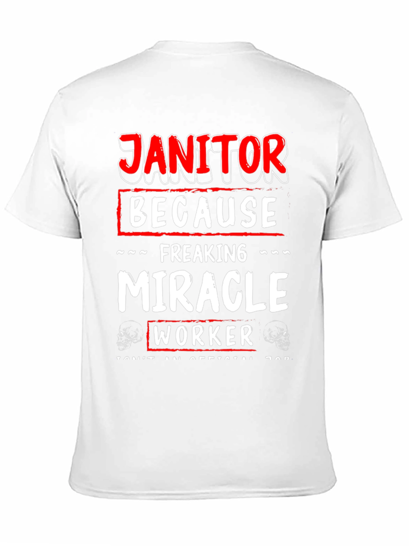 Janitor Miracle Worker Graphic Tee