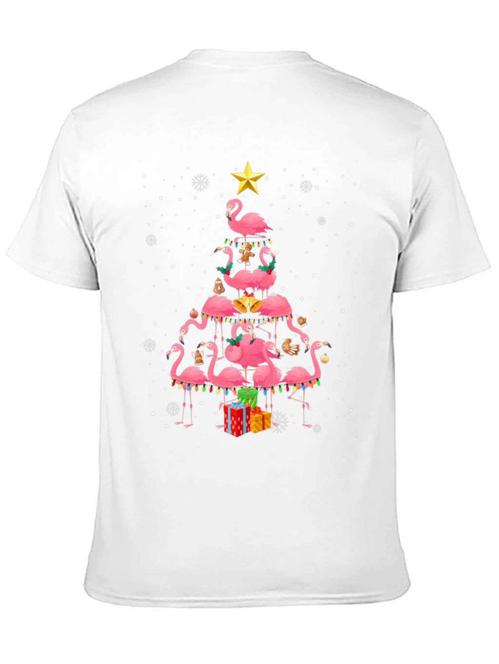 Flamingo Christmas Tree T-Shirt