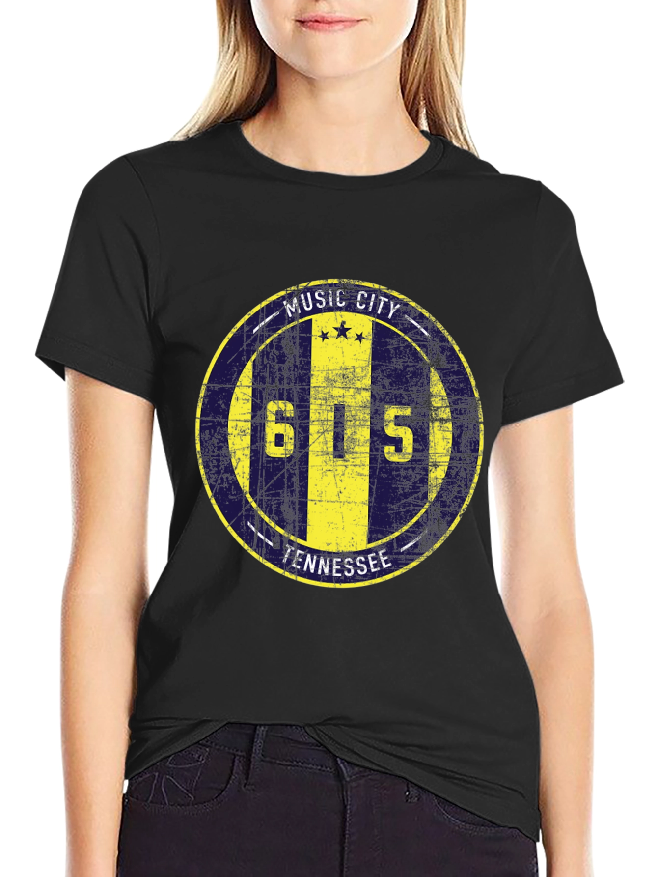 Music City Tennessee 615 T-Shirt