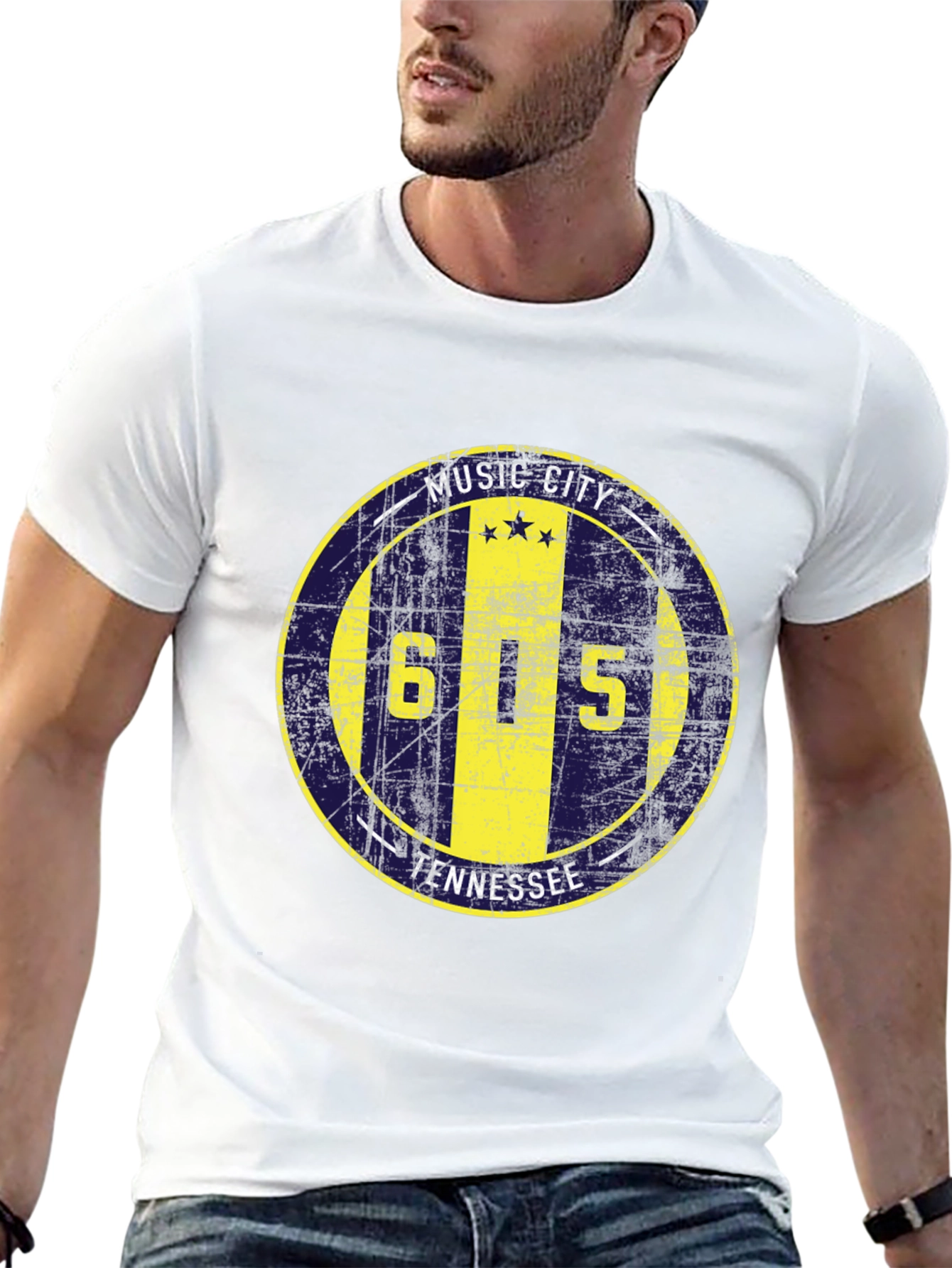 Music City Tennessee 615 T-Shirt
