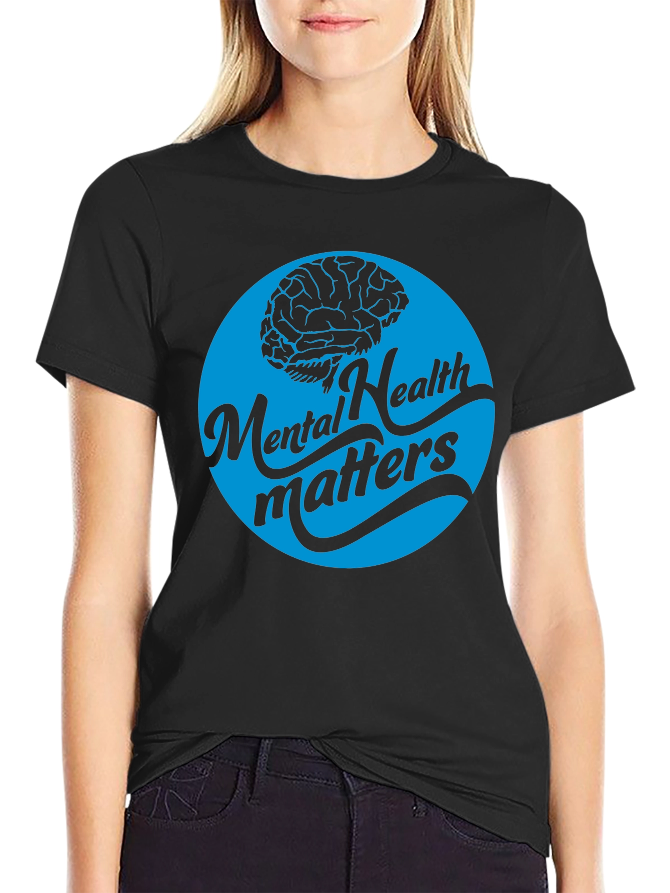 Mental Health Matters Black T-Shirt