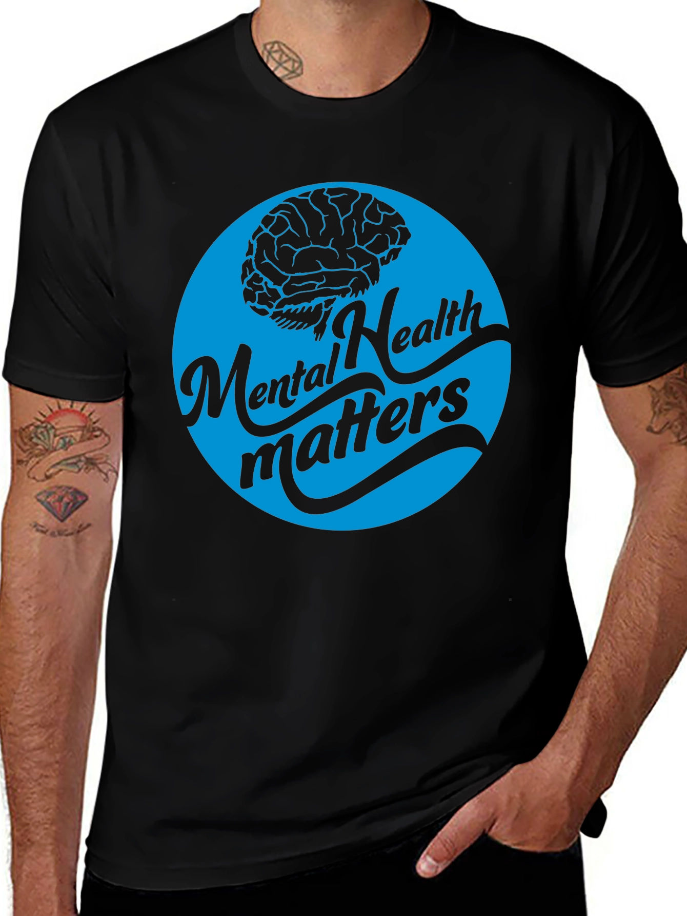 Mental Health Matters Black T-Shirt