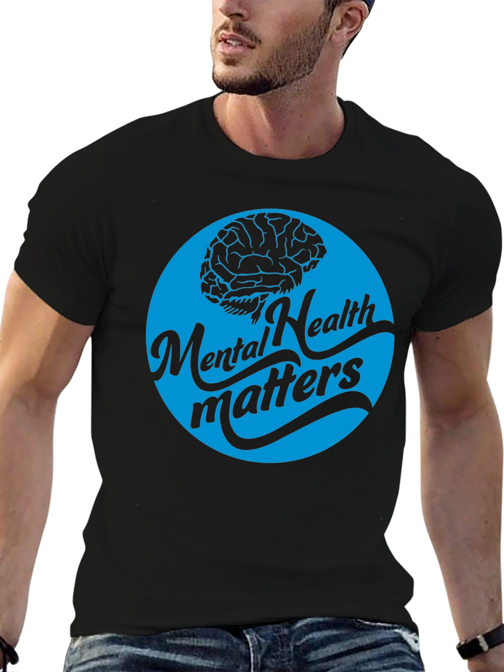 Mental Health Matters Black T-Shirt