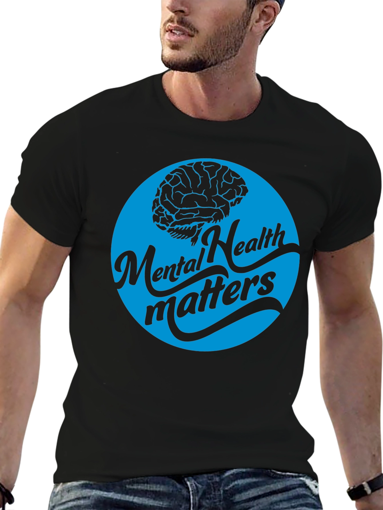 Mental Health Matters Black T-Shirt