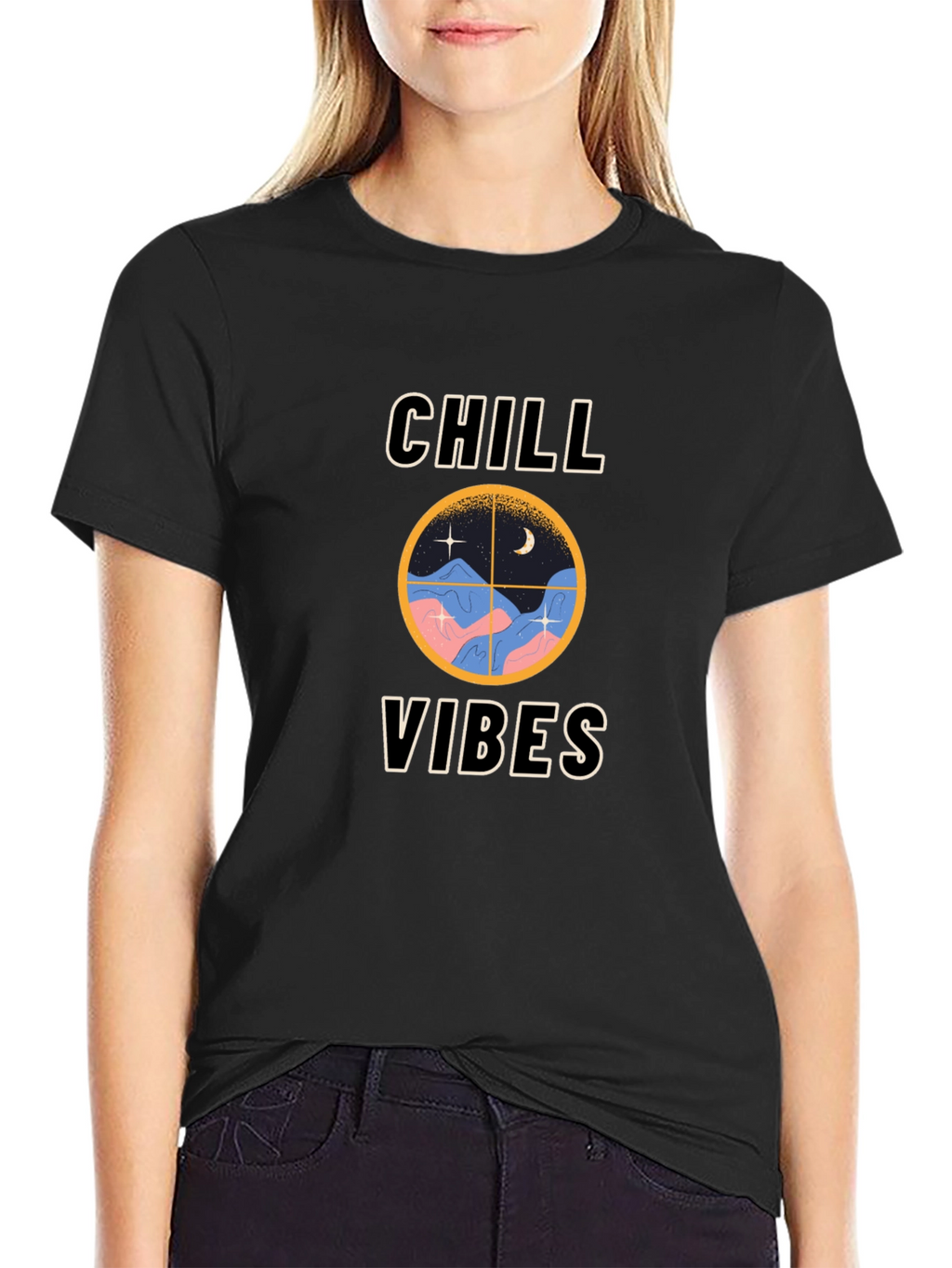Chill Vibes Graphic T-Shirt - Relaxed Fit