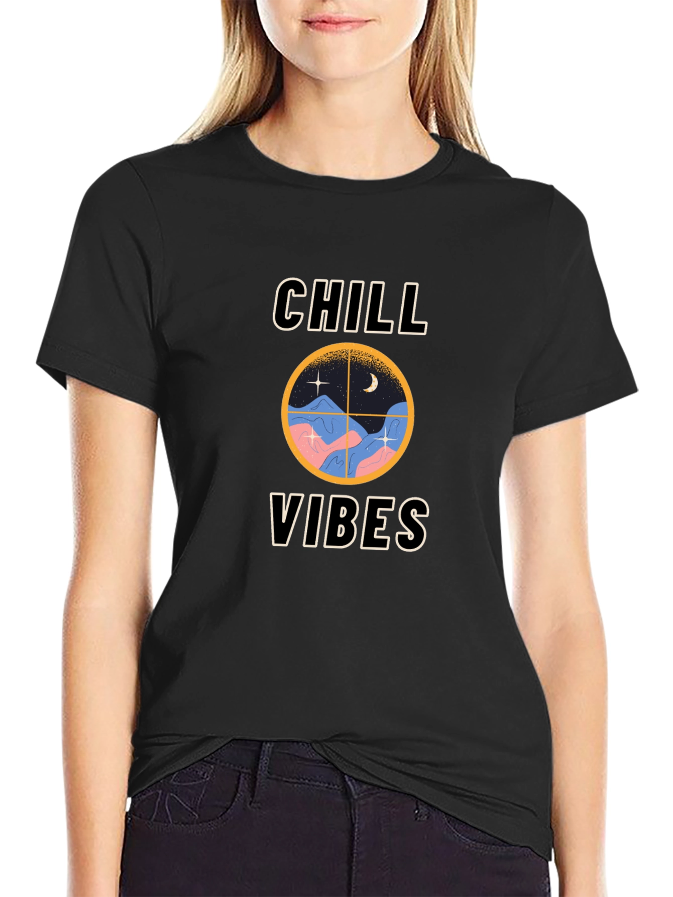 Chill Vibes Graphic T-Shirt - Relaxed Fit