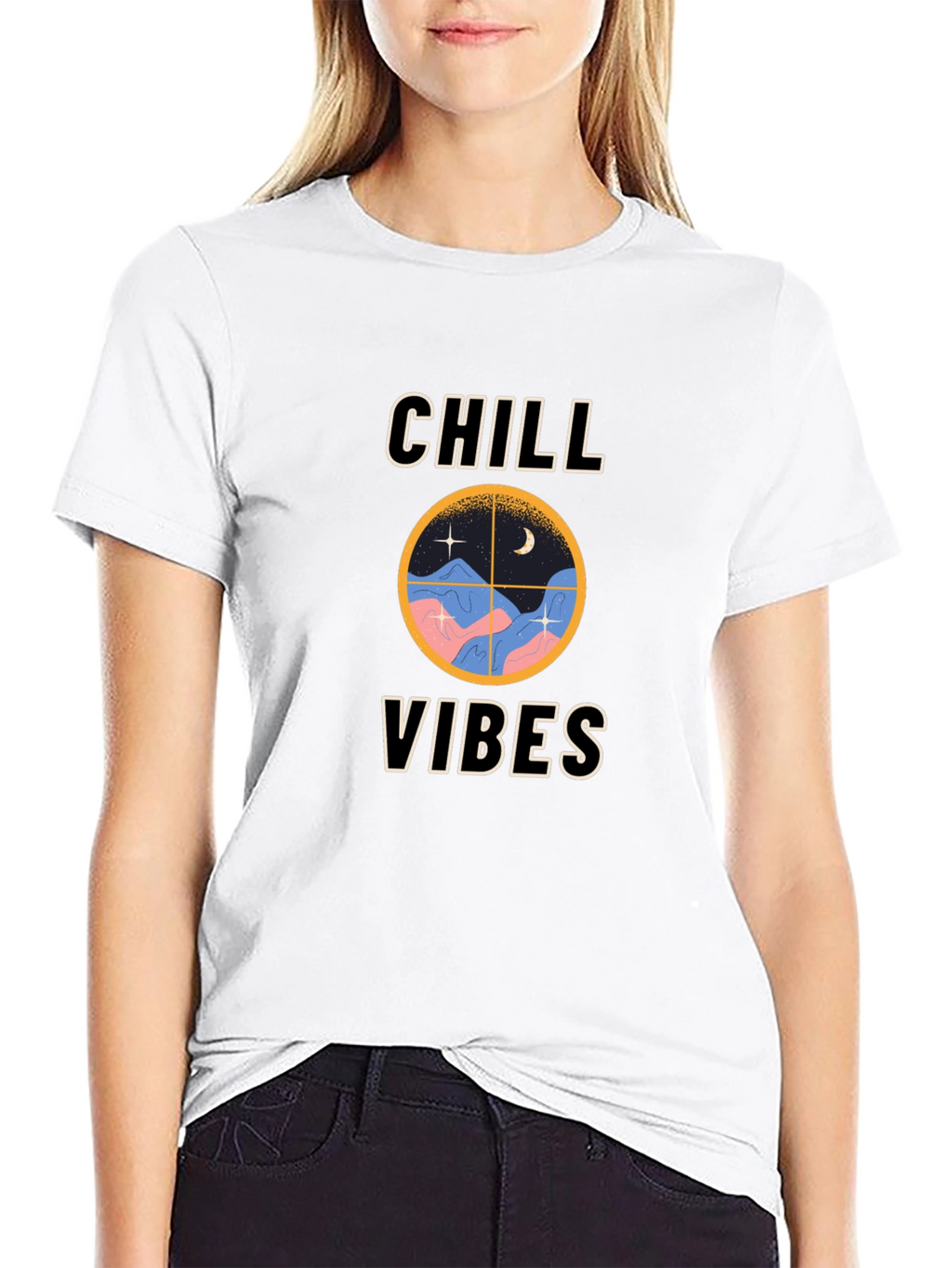 Chill Vibes Graphic T-Shirt - Relaxed Fit