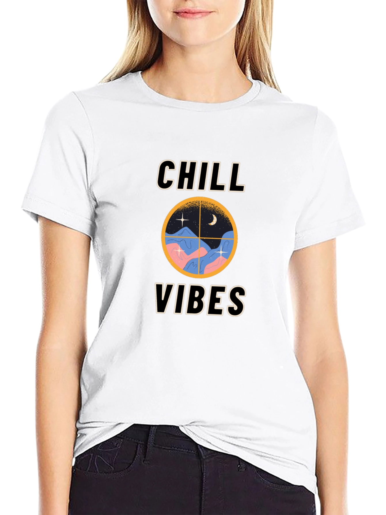 Chill Vibes Graphic T-Shirt - Relaxed Fit