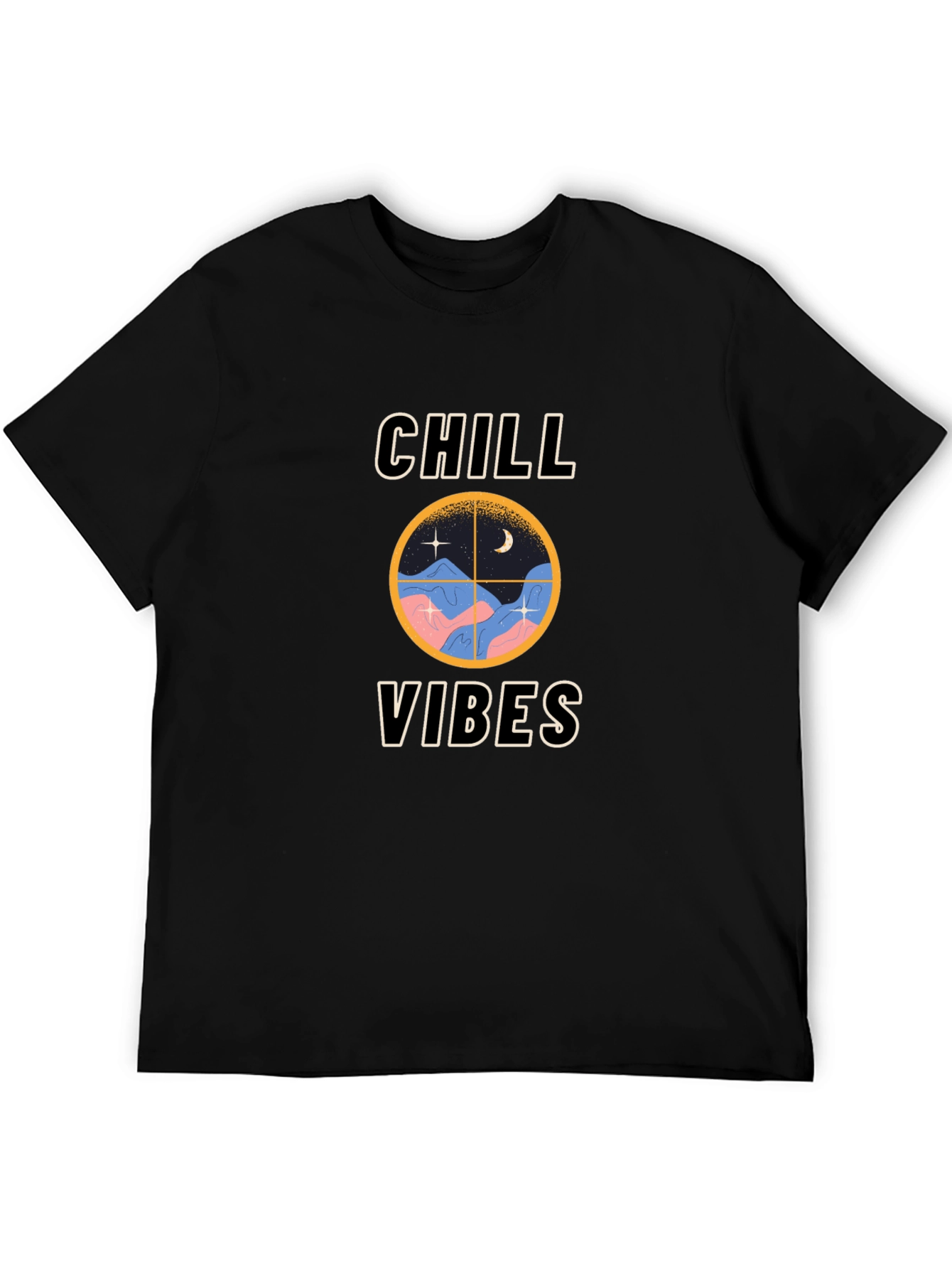Chill Vibes Graphic T-Shirt - Relaxed Fit