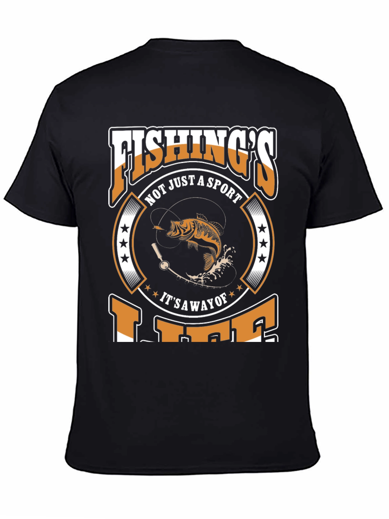 Fishings Not Just A Sport Black T-Shirt
