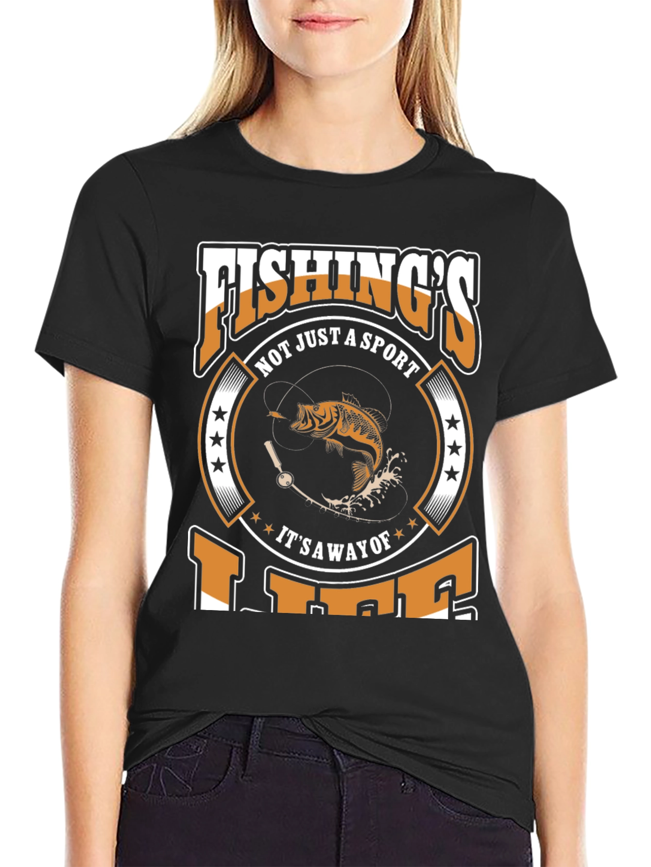Fishings Not Just A Sport Black T-Shirt