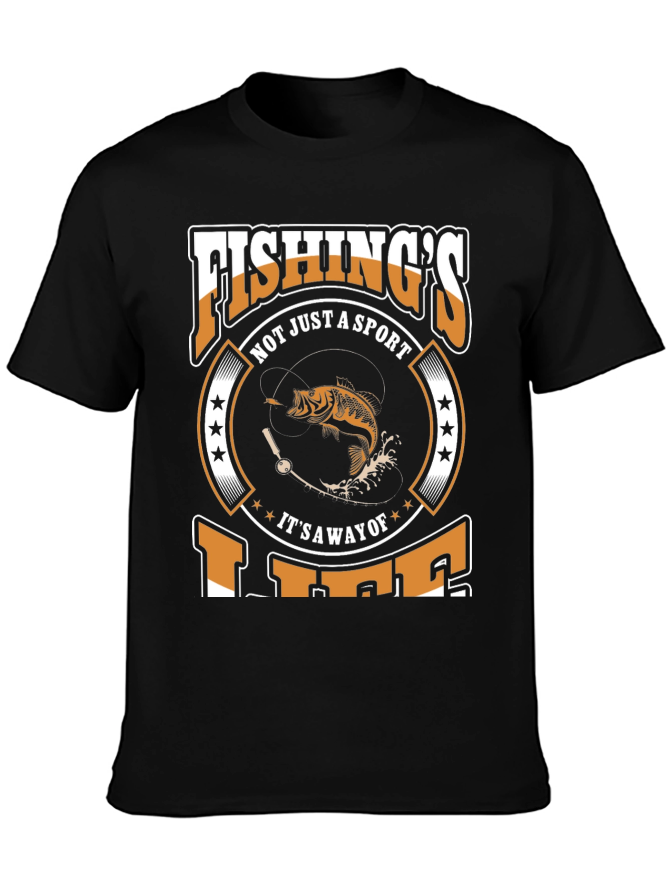 Fishings Not Just A Sport Black T-Shirt