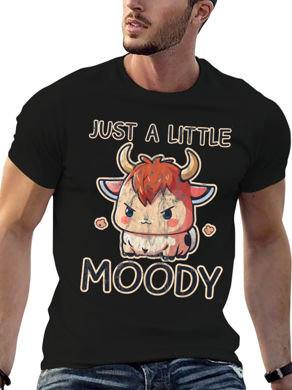Just a Little Moody Cow T-Shirt