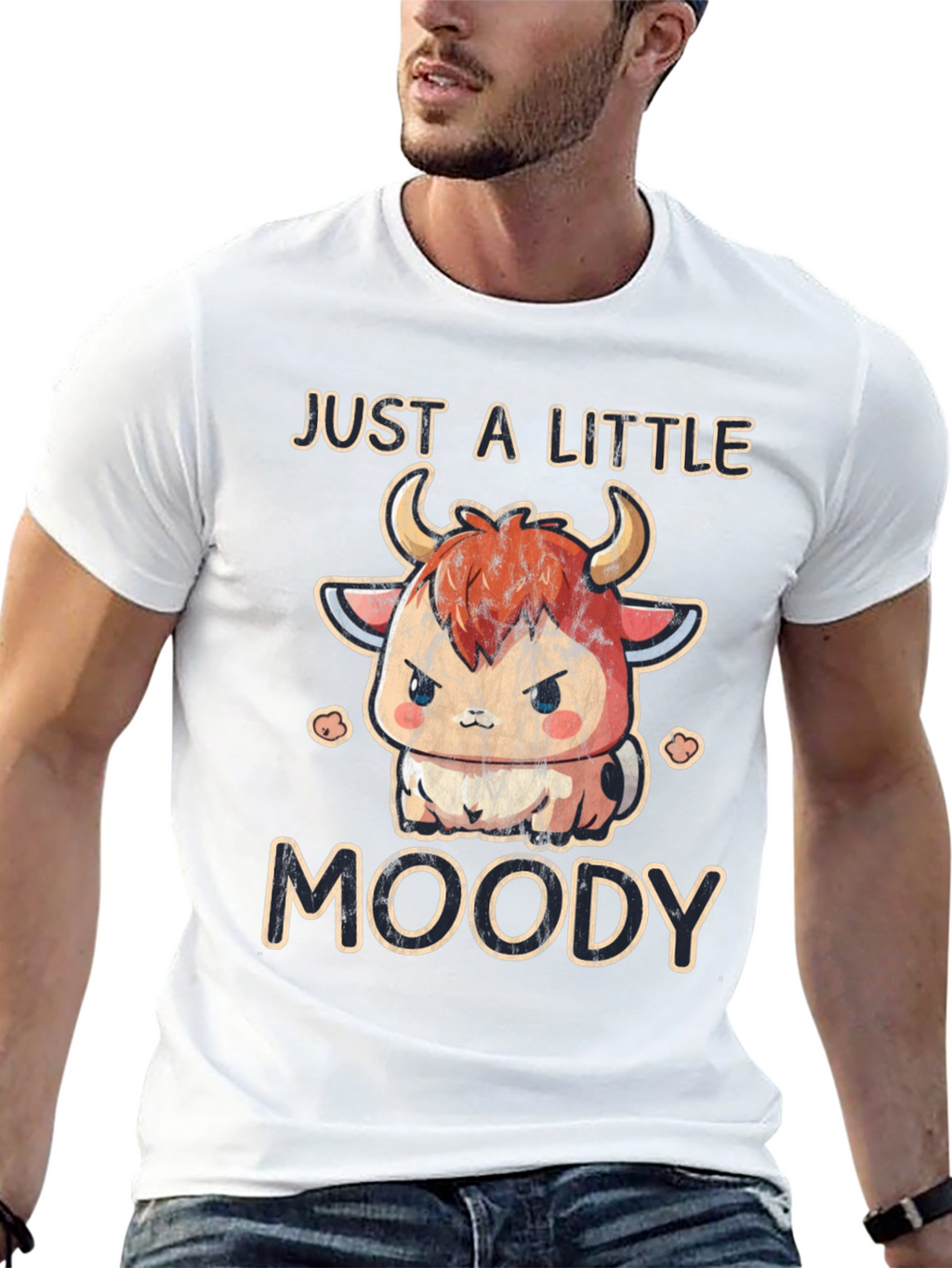 Just a Little Moody Cow T-Shirt