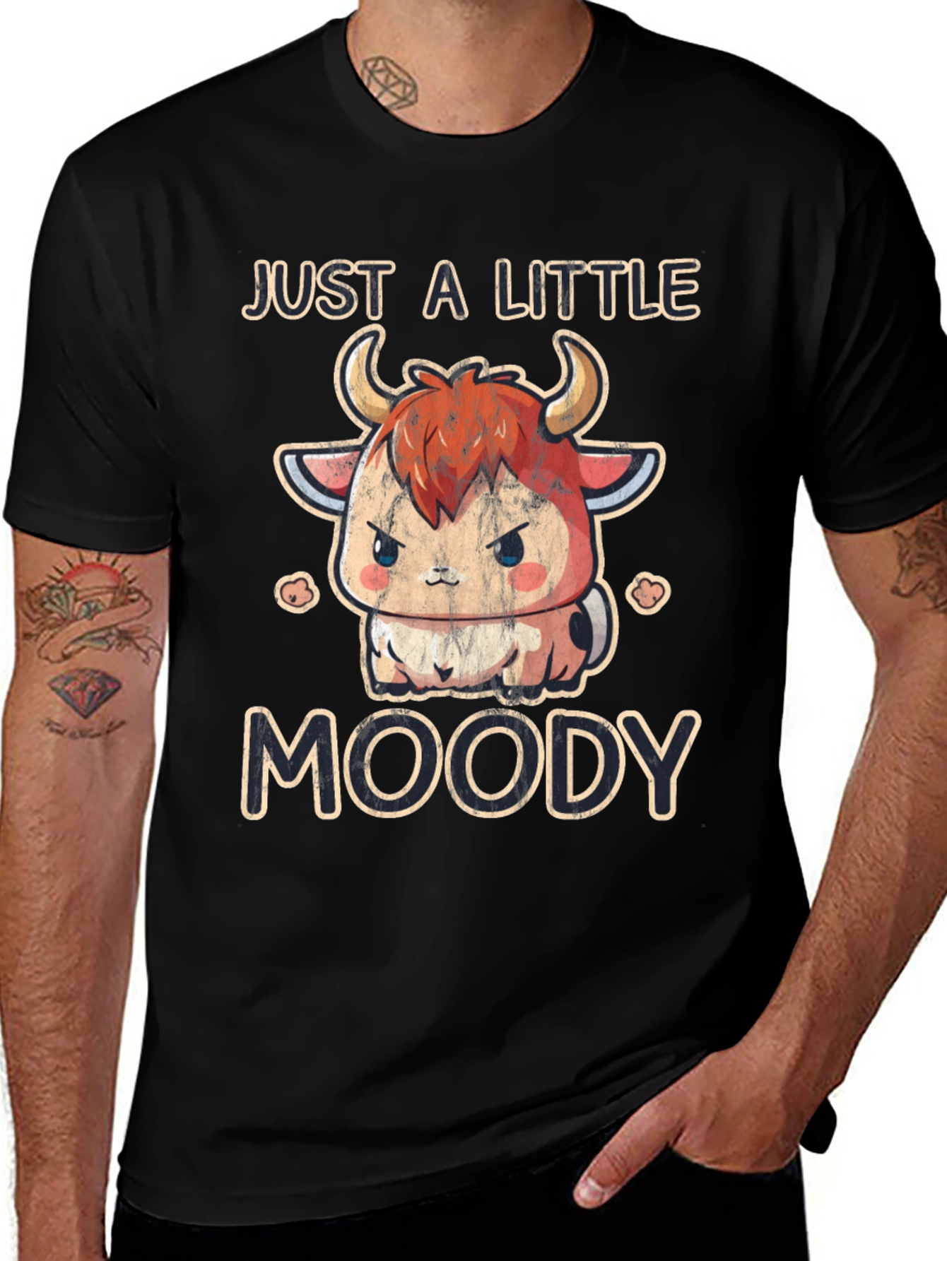 Just a Little Moody Cow T-Shirt
