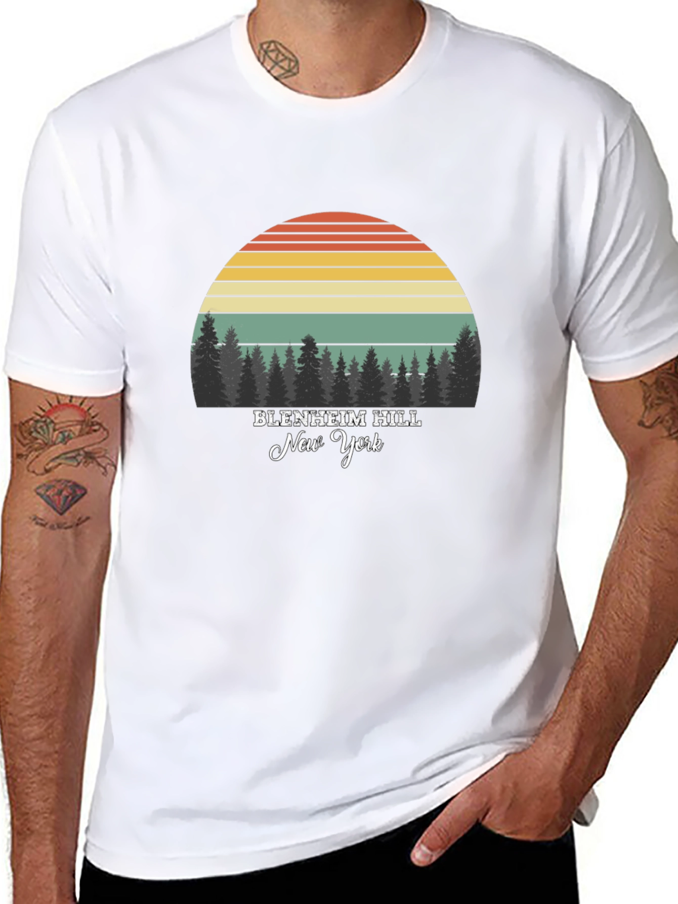 Blenheim Hill New York Graphic T-Shirt
