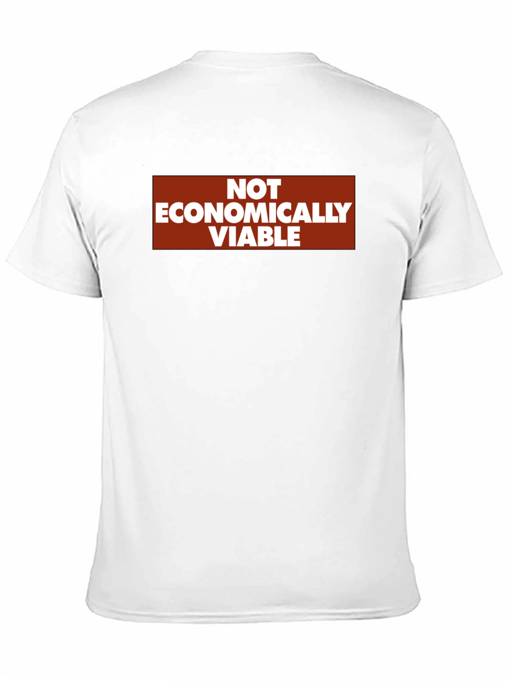 Not Economically Viable Graphic T-Shirt - Black