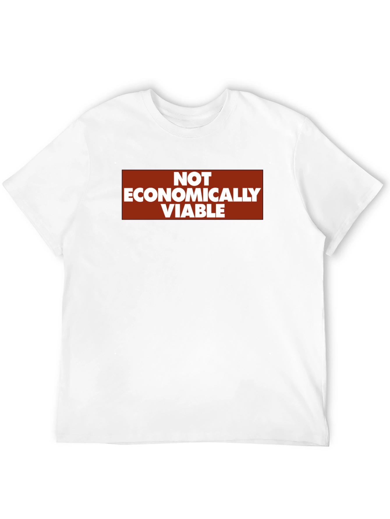 Not Economically Viable Graphic T-Shirt - Black