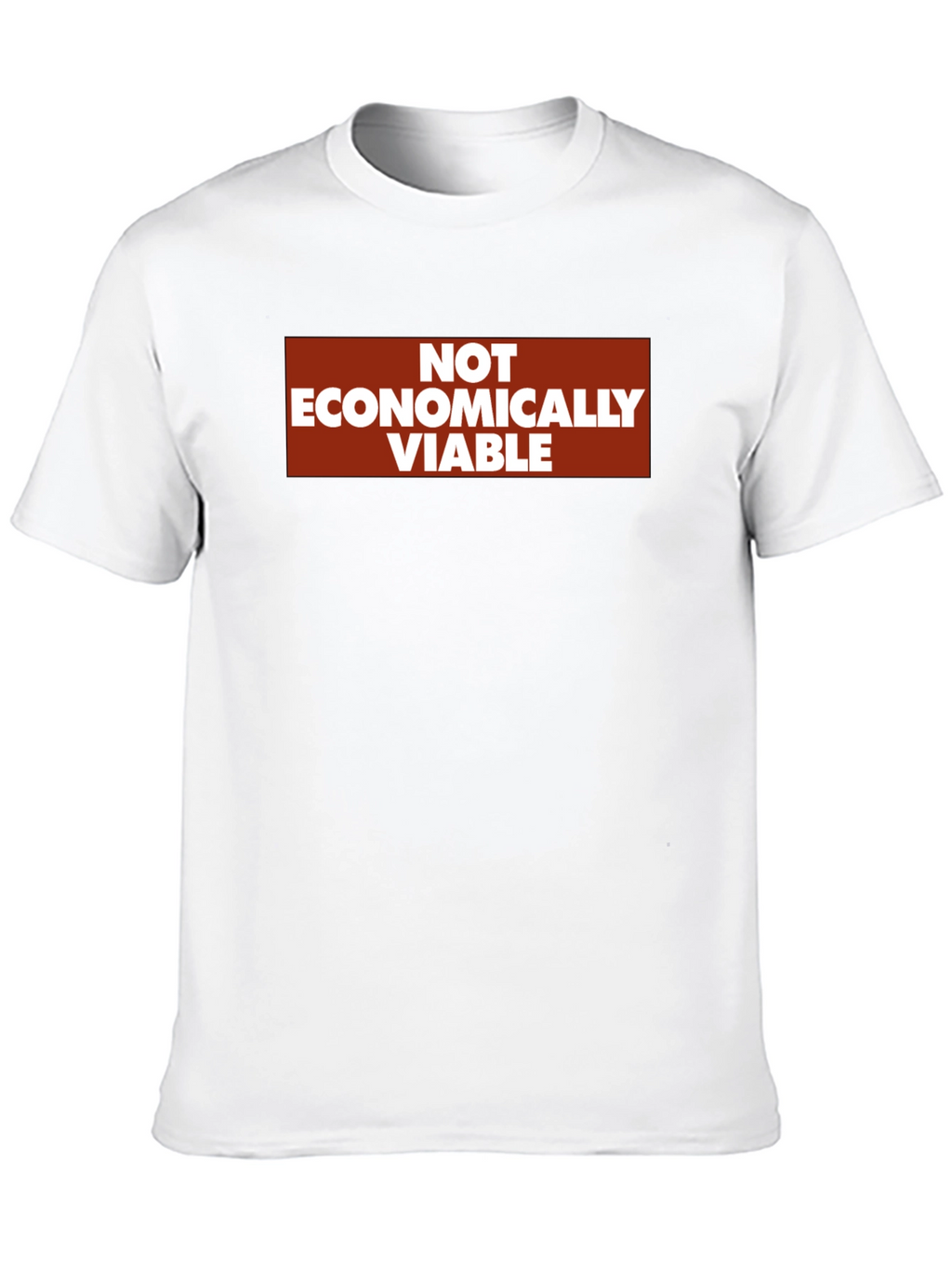 Not Economically Viable Graphic T-Shirt - Black