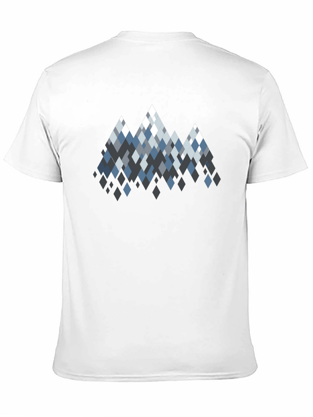 Geometric Mountain Peaks Graphic T-Shirt