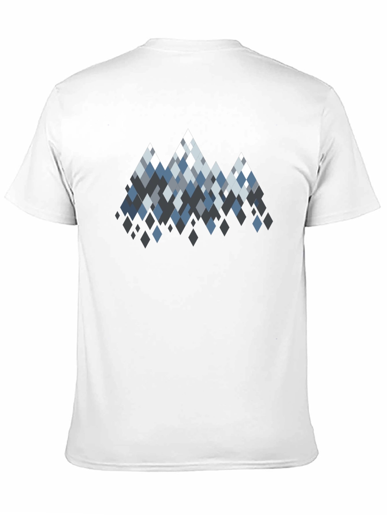Geometric Mountain Peaks Graphic T-Shirt