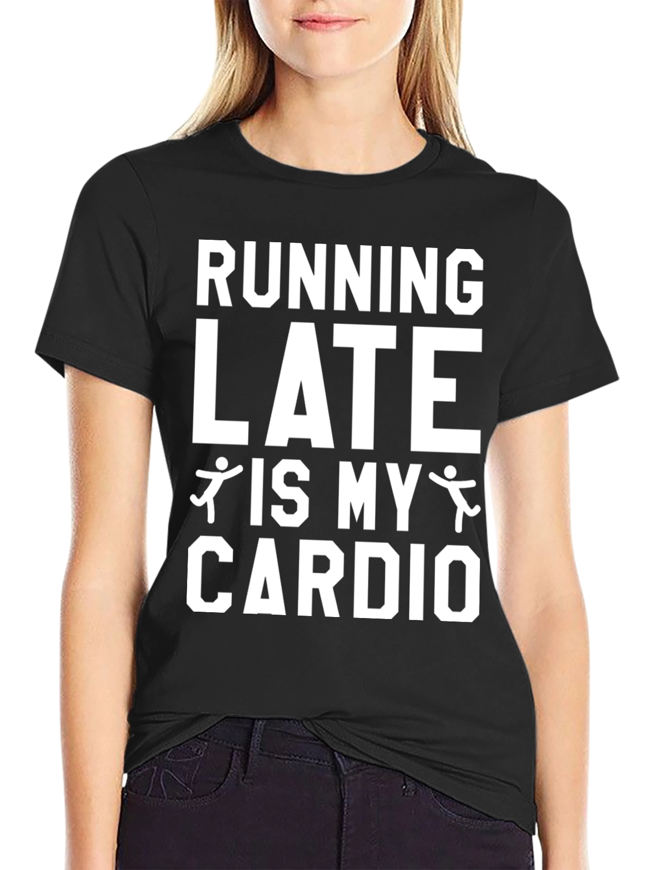 Funny Running Late is My Cardio Graphic T-Shirt