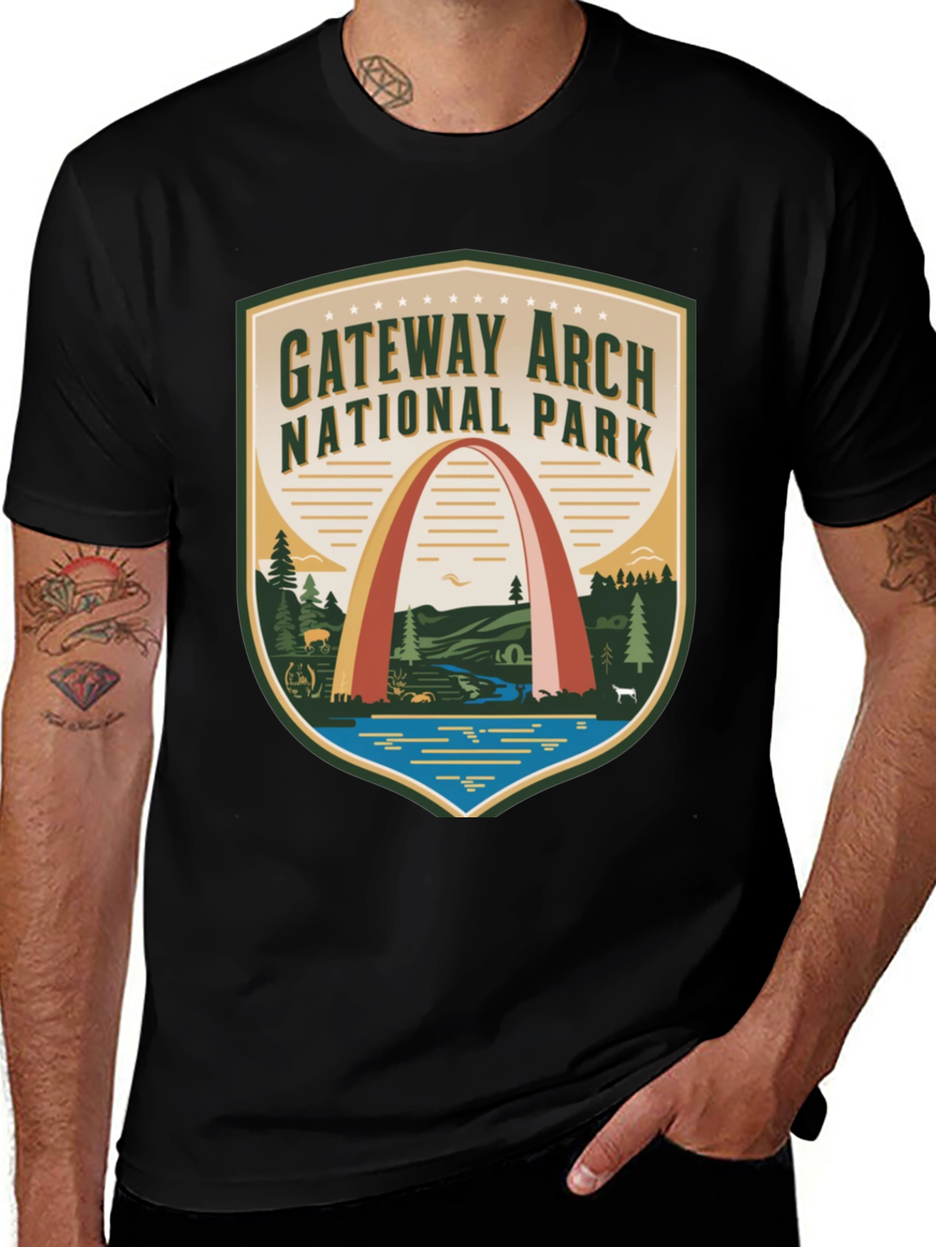 Gateway Arch National Park Graphic Tee