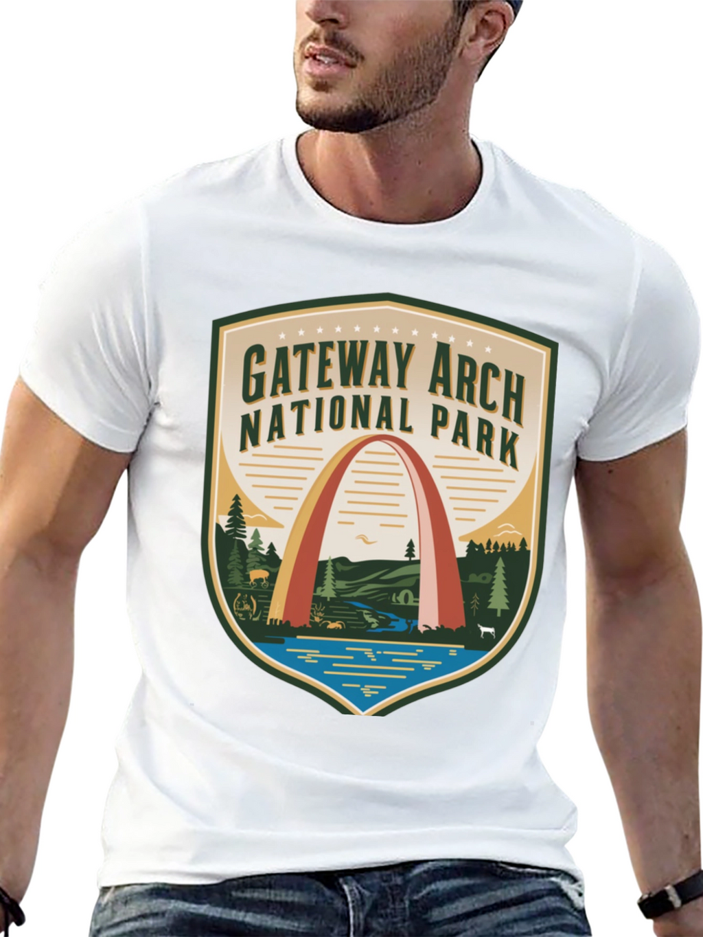 Gateway Arch National Park Graphic Tee