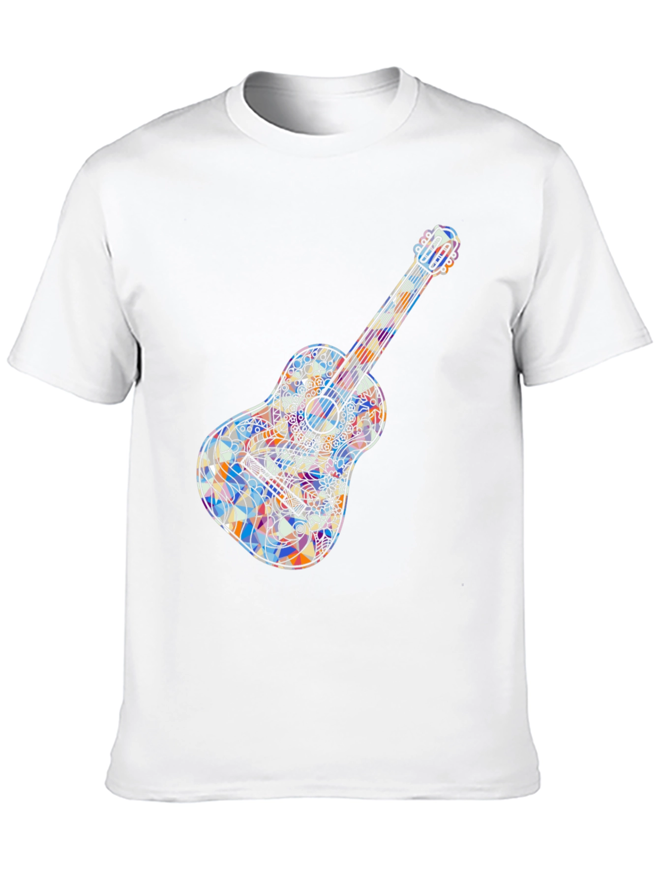 Guitar Graphic Black T-Shirt