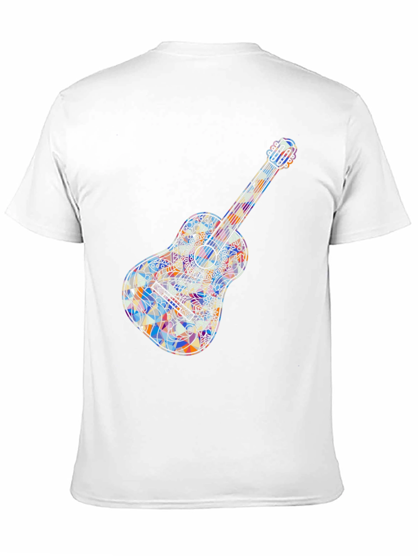Guitar Graphic Black T-Shirt