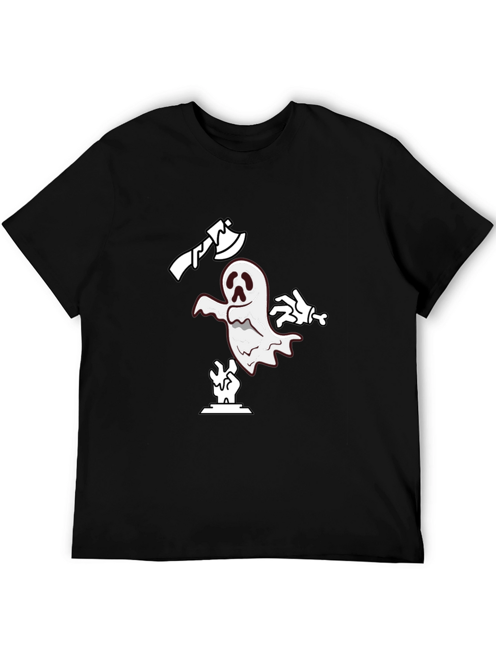 Ghost Axe T-Shirt - Spooky Season Tee
