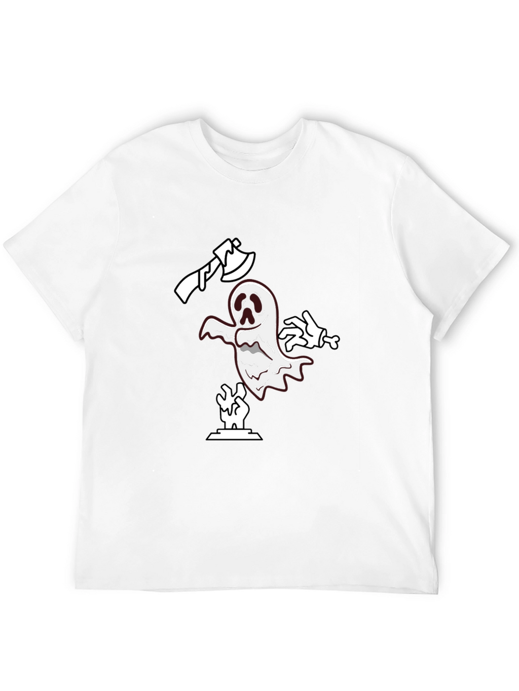 Ghost Axe T-Shirt - Spooky Season Tee