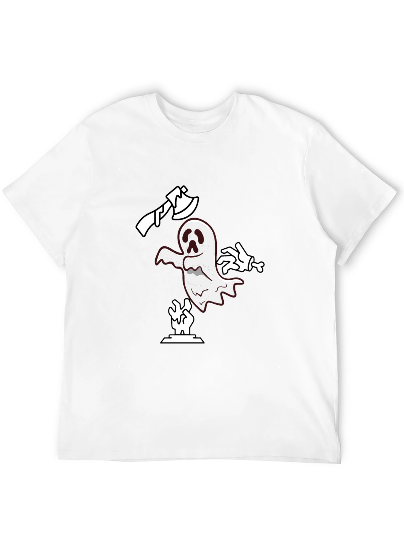 Ghost Axe T-Shirt - Spooky Season Tee