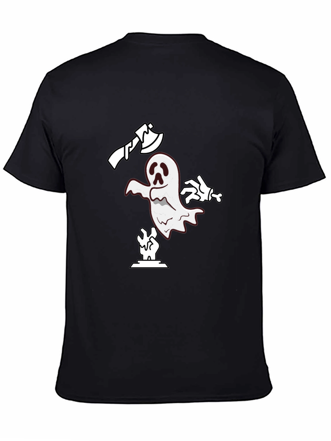 Ghost Axe T-Shirt - Spooky Season Tee