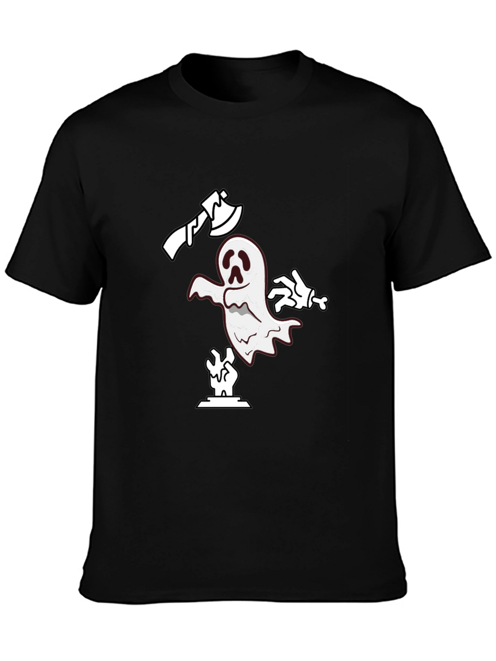 Ghost Axe T-Shirt - Spooky Season Tee