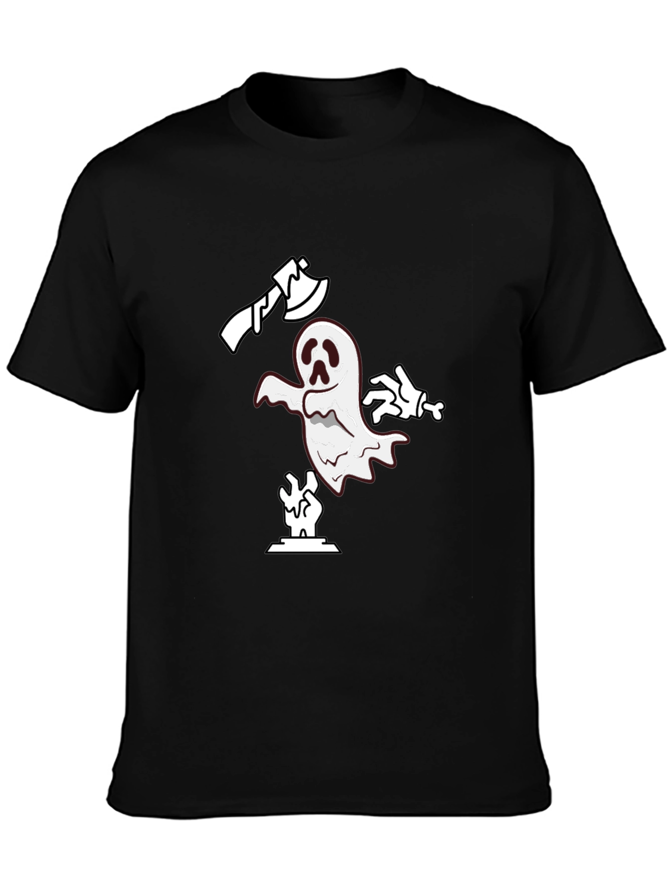 Ghost Axe T-Shirt - Spooky Season Tee