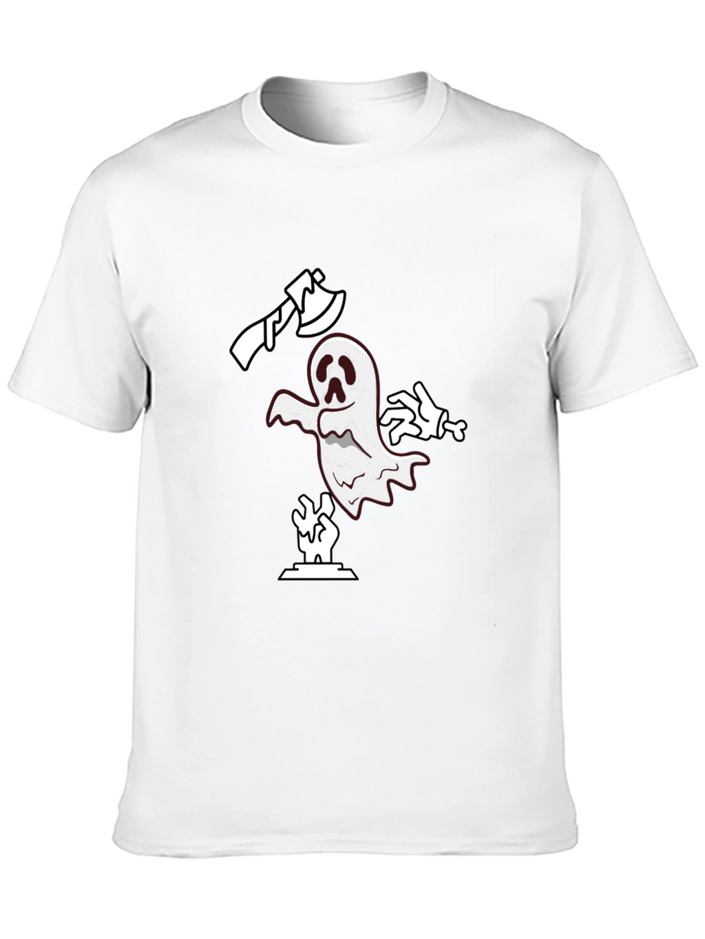 Ghost Axe T-Shirt - Spooky Season Tee