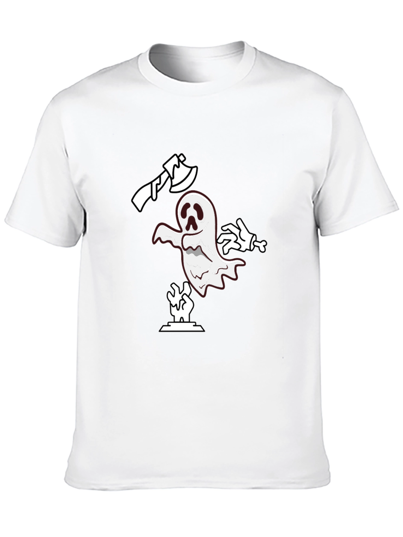 Ghost Axe T-Shirt - Spooky Season Tee