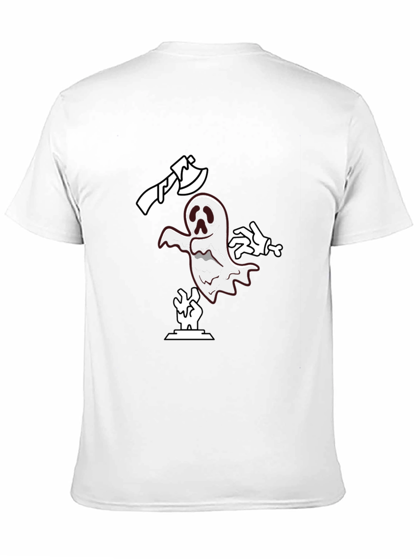Ghost Axe T-Shirt - Spooky Season Tee
