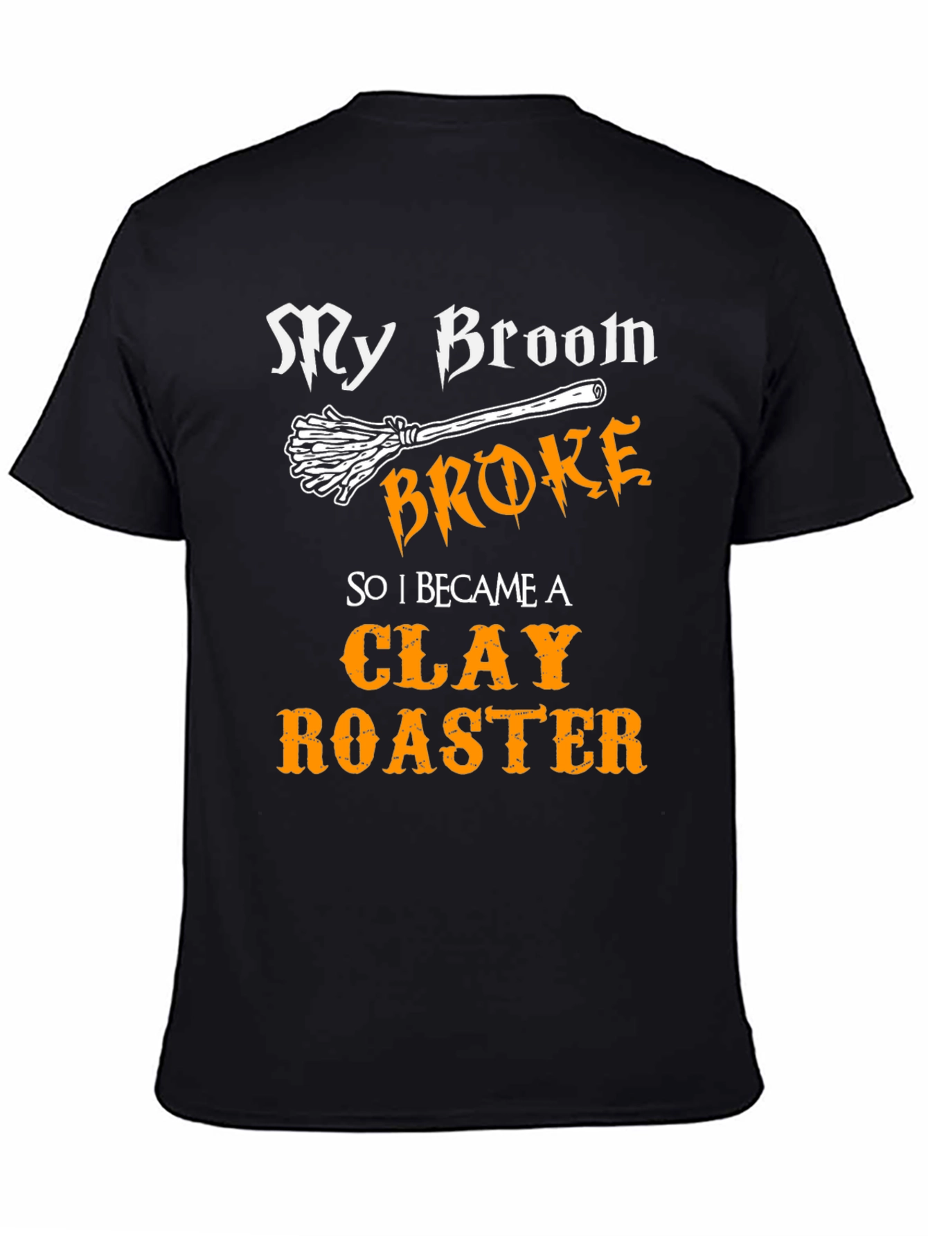 Clay Roaster Graphic T-Shirt - Funny Halloween Tee