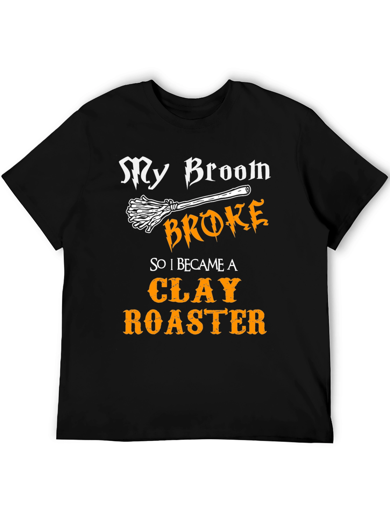 Clay Roaster Graphic T-Shirt - Funny Halloween Tee